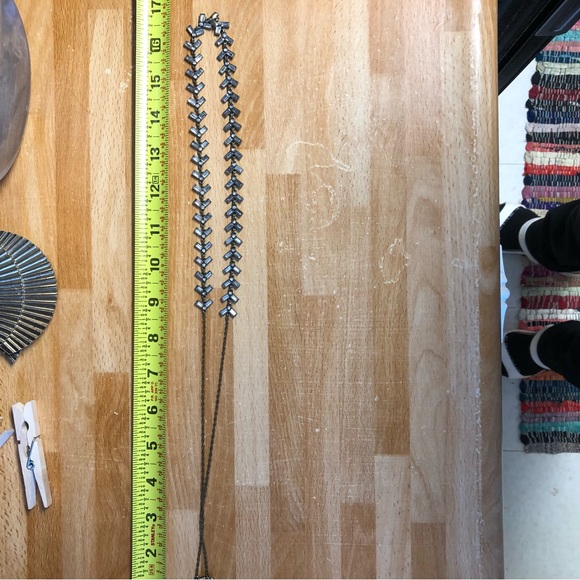 Herringbone Crystal Necklace - Picture 4 of 4